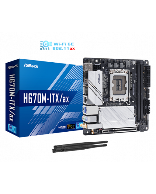 ASRock H670M-ITX/ax 主機板