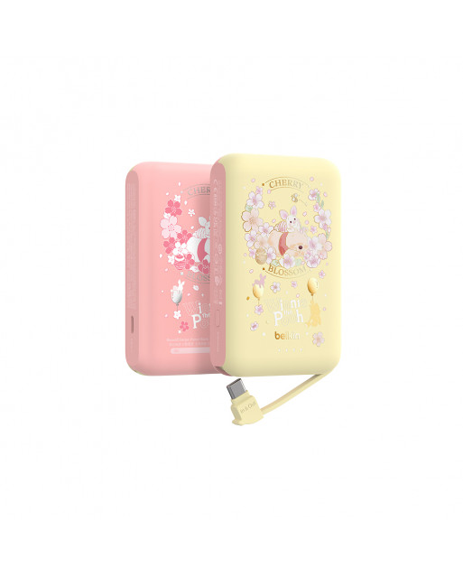 Belkin BoostCharge 便攜式行動電源 10K + 內置USB-C充電線 (迪士尼系列)