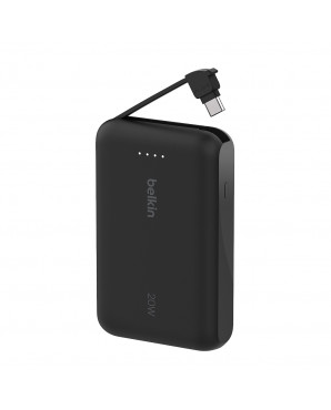 BoostCharge 便攜式行動電源 (10K / 內置USB-C充電線)