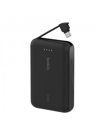 BoostCharge 便攜式行動電源 (10K / 內置USB-C充電線)