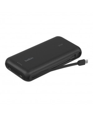 Belkin BoostCharge 便攜式行動電源 (20K / 內置USB-C充電線)