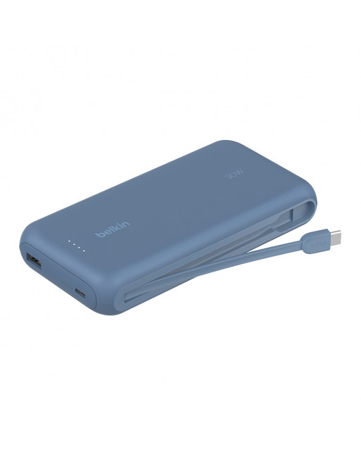 Belkin BoostCharge 便攜式行動電源 (20K / 內置USB-C充電線)