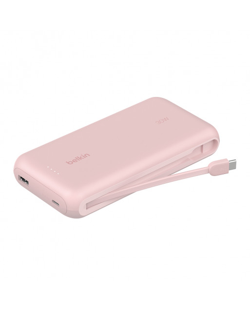 Belkin BoostCharge 便攜式行動電源 (20K / 內置USB-C充電線)