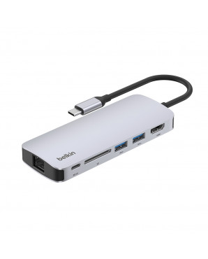 Belkin Connect USB-C 6合1 高速多媒體集線器