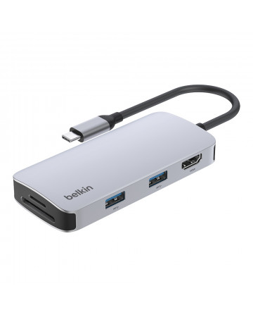 Belkin Connect USB-C 5合1 高速多媒體集線器