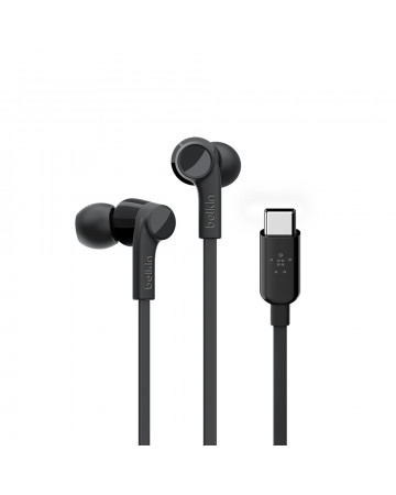 Belkin SoundForm 入耳式有線耳機配備 USB-C 接頭