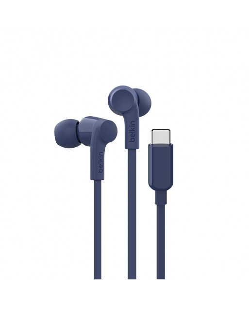 Belkin SoundForm 入耳式有線耳機配備 USB-C 接頭