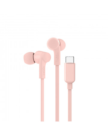 Belkin SoundForm 入耳式有線耳機配備 USB-C 接頭