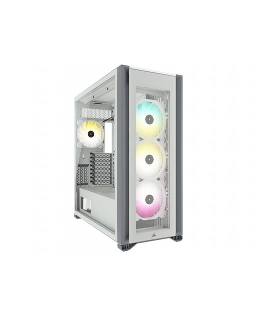 Corsair iCUE 7000X RGB鋼化玻璃全塔式ATX PC機箱 — 白色