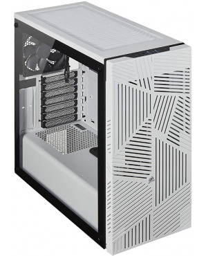 Corsair 275R Airflow Tempered Glass Mid-Tower Gaming Case — White