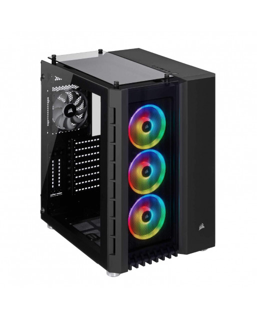 Corsair Crystal Series 680X RGB ATX大氣流鋼化玻璃智能機箱 — 黑色