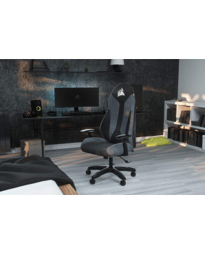 Corsair TC60 FABRIC Gaming Chair- Black