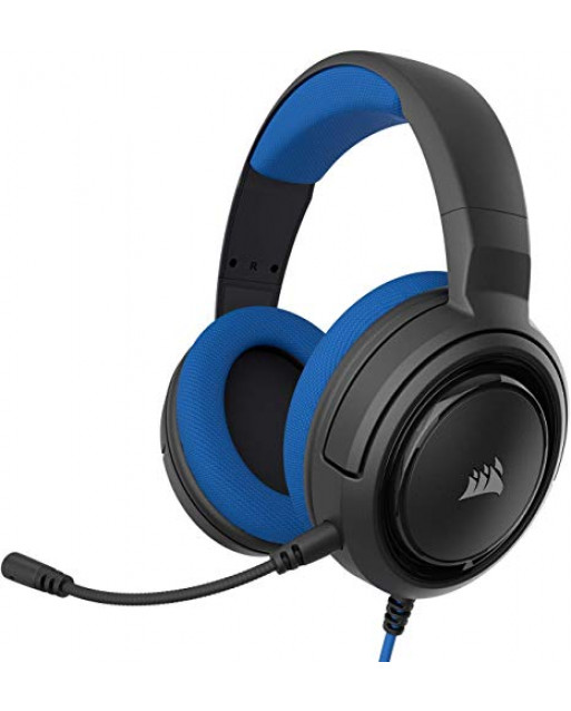 Corsair HS35 立體聲遊戲耳機 - 藍色