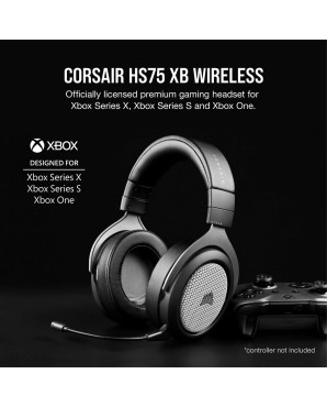 Corsair 適合Xbox Series X和Xbox One的HS75 XB 無線遊戲耳機