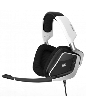 Corsair 具有Dolby® Headphone 7.1聲道音效的VOID PRO RGB USB高級遊戲耳機 - 白色 