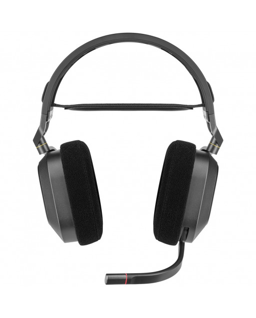 Corsair HS80 RGB WIRELESS採用空間音效技術的優質遊戲耳機  碳黑