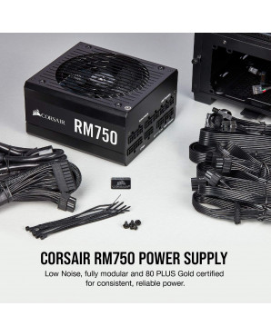 Corsair RM Series™ RM750 — 750 Watt 80 PLUS® Gold Certified Fully Modular ATX PSU