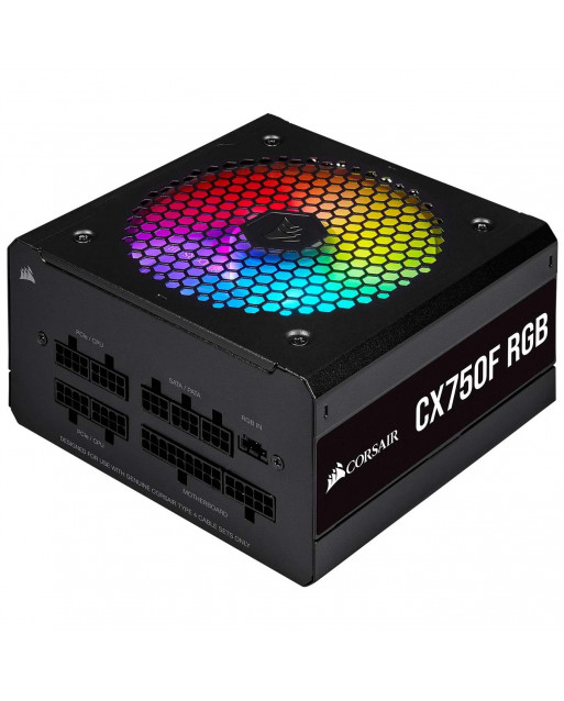 Corsair CX Series CX750F RGB — 750瓦80 Plus Bronze認證的全模塊化RGB電源