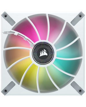 Corsair iCUE ML140 RGB ELITE Premium 140mm PWM Magnetic Levitation Fan — White Single Pack