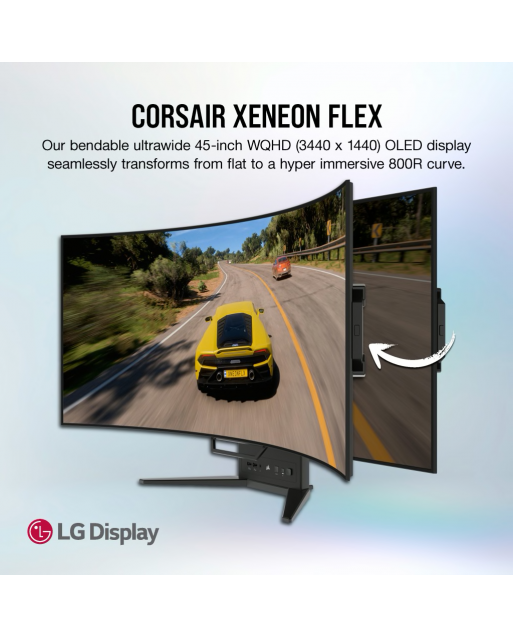 CORSAIR XENEON FLEX 45WQHD240 45-Inch Bendable Gaming Monitor
