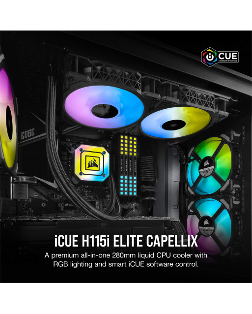 Corsair iCUE H115i ELITE CAPELLIX水冷CPU散熱器