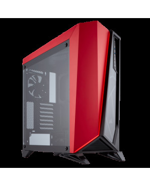 Corsair Carbide Series® SPEC-OMEGA鋼化玻璃中塔ATX遊戲機箱 - 黑/紅
