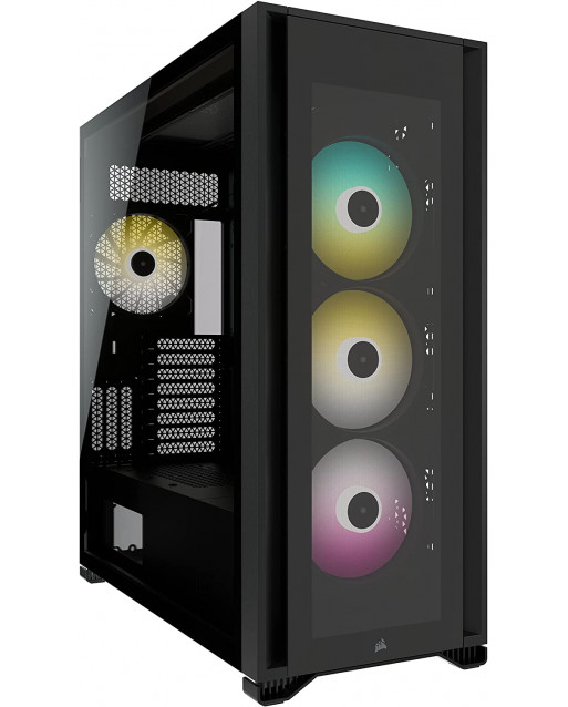 Corsair iCUE 7000X RGB鋼化玻璃全塔式ATX PC機箱 — 黑色