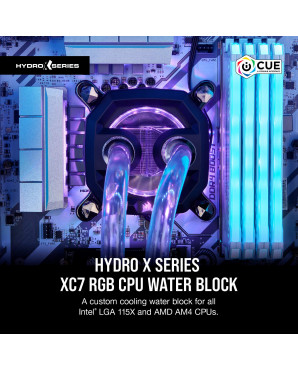 Corsair Hydro X Series XC7 RGB CPU Water Block (1200/AM4) — Black