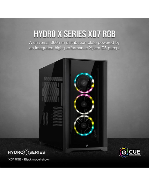 Corsair Hydro X Series XD7 RGB水泵/水箱組合 — 白色