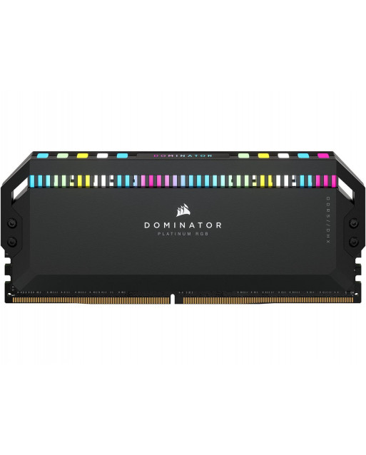 Corsair DOMINATOR® PLATINUM RGB 32GB (2x16GB) DDR5 DRAM 6200MHz C36 Memory Kit — Black