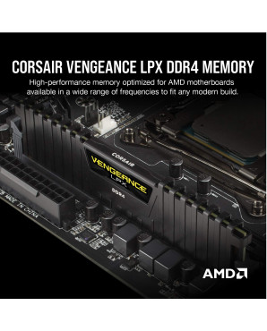 Corsair VENGEANCE® LPX 32GB (2 x 16 GB) DDR4 DRAM 4000MHz C19 Memory Kit Black
