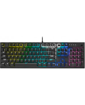 Corsair K60 RGB PRO 機械遊戲鍵盤100%採用CHERRY® MV機械按鍵開關 — 黑色