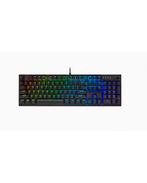 Corsair K60 PRO Mechanical Gaming Keyboard — Red LED — 100% CHERRY® MV Mechanical Keyswitches — Black