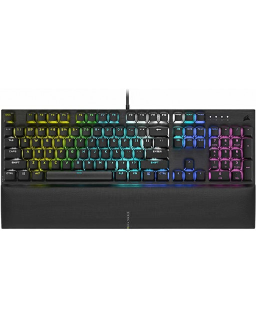 Corsair K60 RGB PRO SE 機械遊戲鍵盤100%採用CHERRY® MV機械按鍵開關 — 黑色