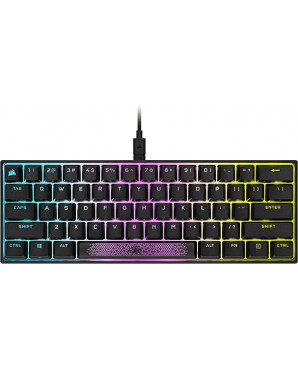 Corsair K65 RGB MINI 60% 機械遊戲鍵盤 — CHERRY® MX SPEED — 黑色