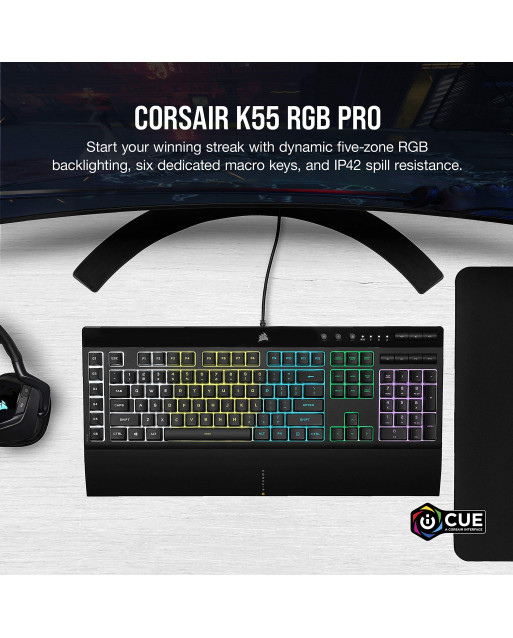 Corsair K55 RGB PRO 遊戲鍵盤