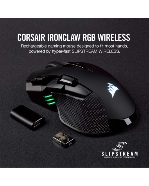 Corsair IRONCLAW RGB 無線 遊戲滑鼠