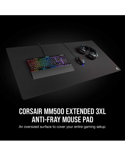 Corsair MM500 優質耐磨布 遊戲滑鼠墊 – 3XL超大號