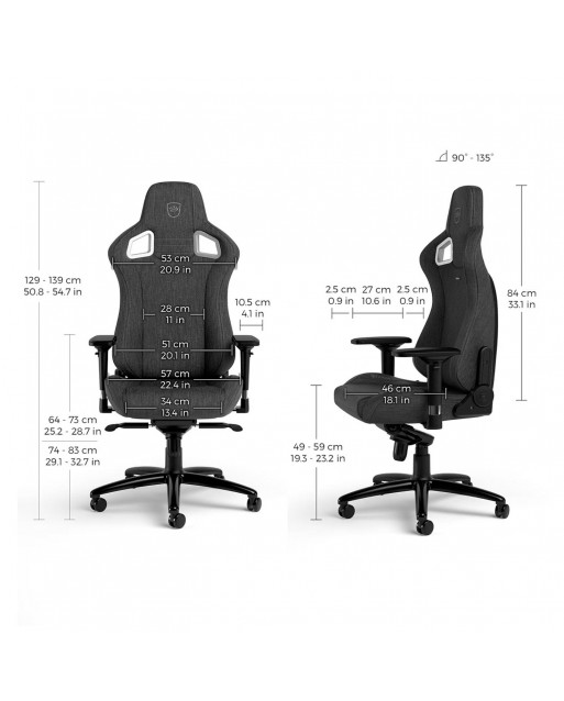 Noblechairs EPIC TX 布藝人體工學高背電競椅