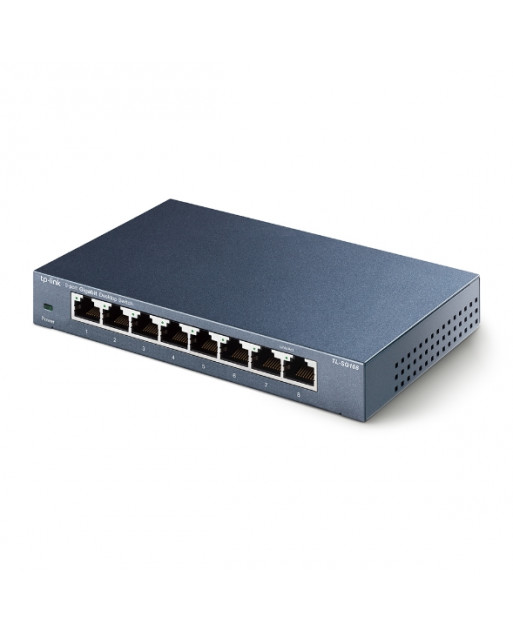 TP-Link TL-SG108  8埠 專業級Gigabit 桌上型交換器