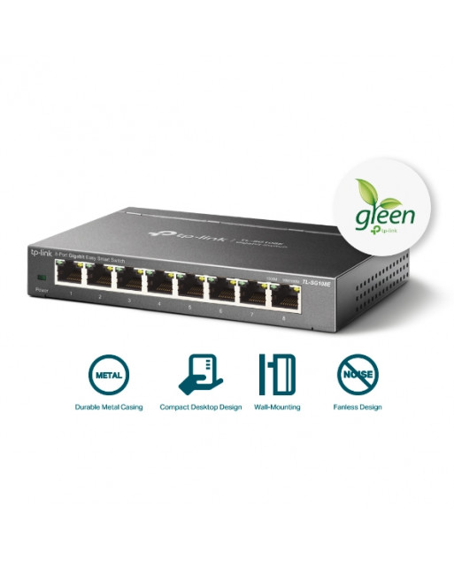 TP-Link TP-NE-SG108E  8埠Gigabit簡易智慧型交換器