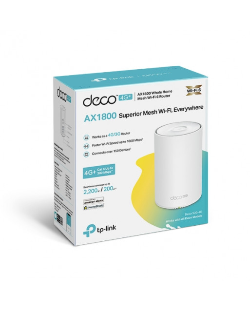 TP-Link Deco X20-4G  4G+ AX1800 完整家庭 WiFi 6 系統